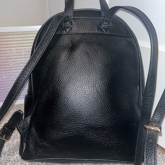 Michael Kors Abbey Medium Studded Pebbled Leather Backpack - Picture 9 of 9